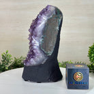 Extra Quality Amethyst Cluster, Cement Base, 10.5 lbs & 10.2" Tall #5614 - 0135 - Brazil GemsBrazil GemsExtra Quality Amethyst Cluster, Cement Base, 10.5 lbs & 10.2" Tall #5614 - 0135Clusters on Cement Bases5614 - 0135