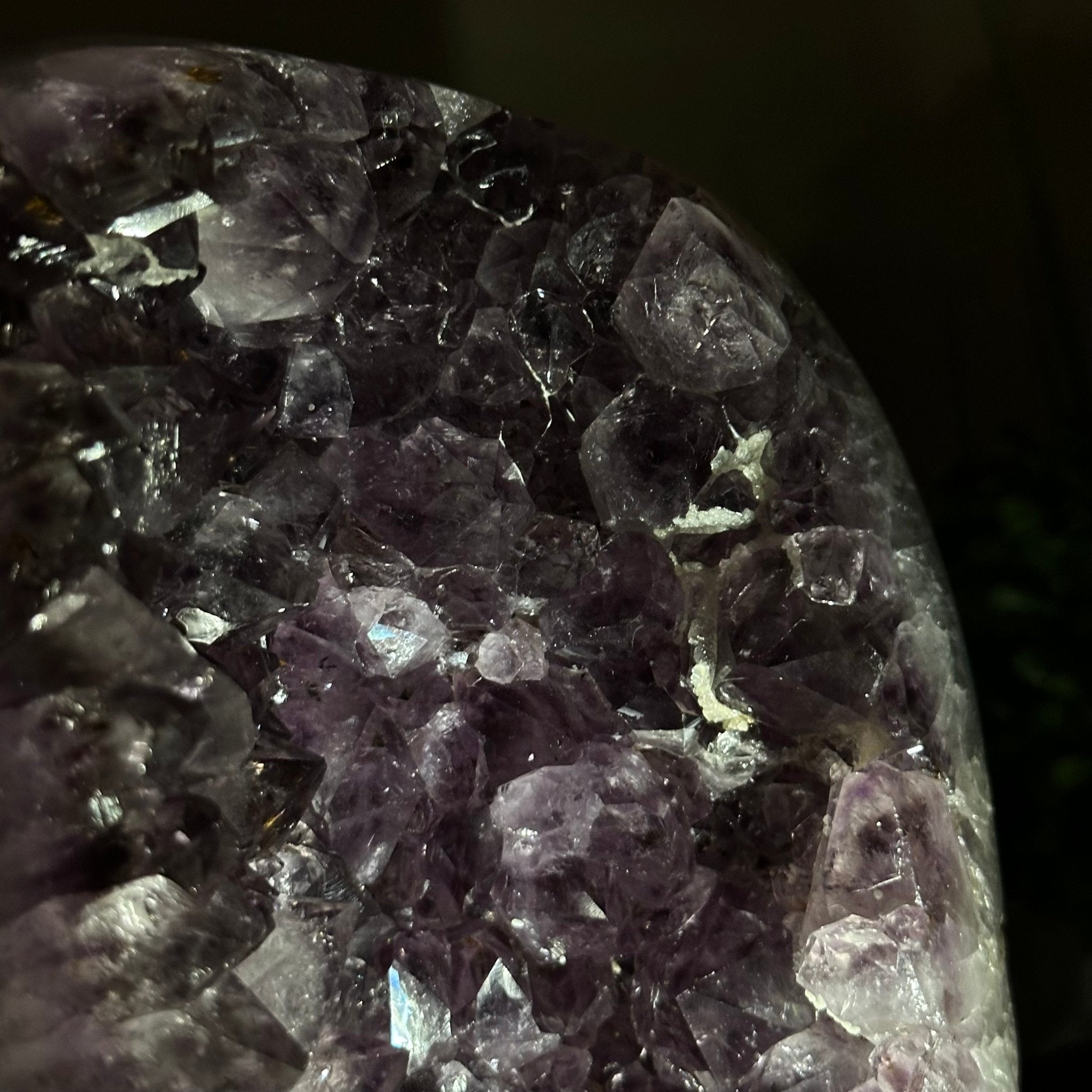 Extra Quality Amethyst Cluster, Cement Base, 11.6 lbs & 8.8" Tall #5614 - 0136 - Brazil GemsBrazil GemsExtra Quality Amethyst Cluster, Cement Base, 11.6 lbs & 8.8" Tall #5614 - 0136Clusters on Cement Bases5614 - 0136