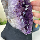 Extra Quality Amethyst Cluster, Cement Base, 11.8 lbs & 10.4" Tall #5614 - 0138 - Brazil GemsBrazil GemsExtra Quality Amethyst Cluster, Cement Base, 11.8 lbs & 10.4" Tall #5614 - 0138Clusters on Cement Bases5614 - 0138