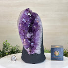 Extra Quality Amethyst Cluster, Cement Base, 11.8 lbs & 10.4" Tall #5614 - 0138 - Brazil GemsBrazil GemsExtra Quality Amethyst Cluster, Cement Base, 11.8 lbs & 10.4" Tall #5614 - 0138Clusters on Cement Bases5614 - 0138