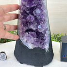 Extra Quality Amethyst Cluster, Cement Base, 11.8 lbs & 12.5" Tall #5614 - 0137 - Brazil GemsBrazil GemsExtra Quality Amethyst Cluster, Cement Base, 11.8 lbs & 12.5" Tall #5614 - 0137Clusters on Cement Bases5614 - 0137