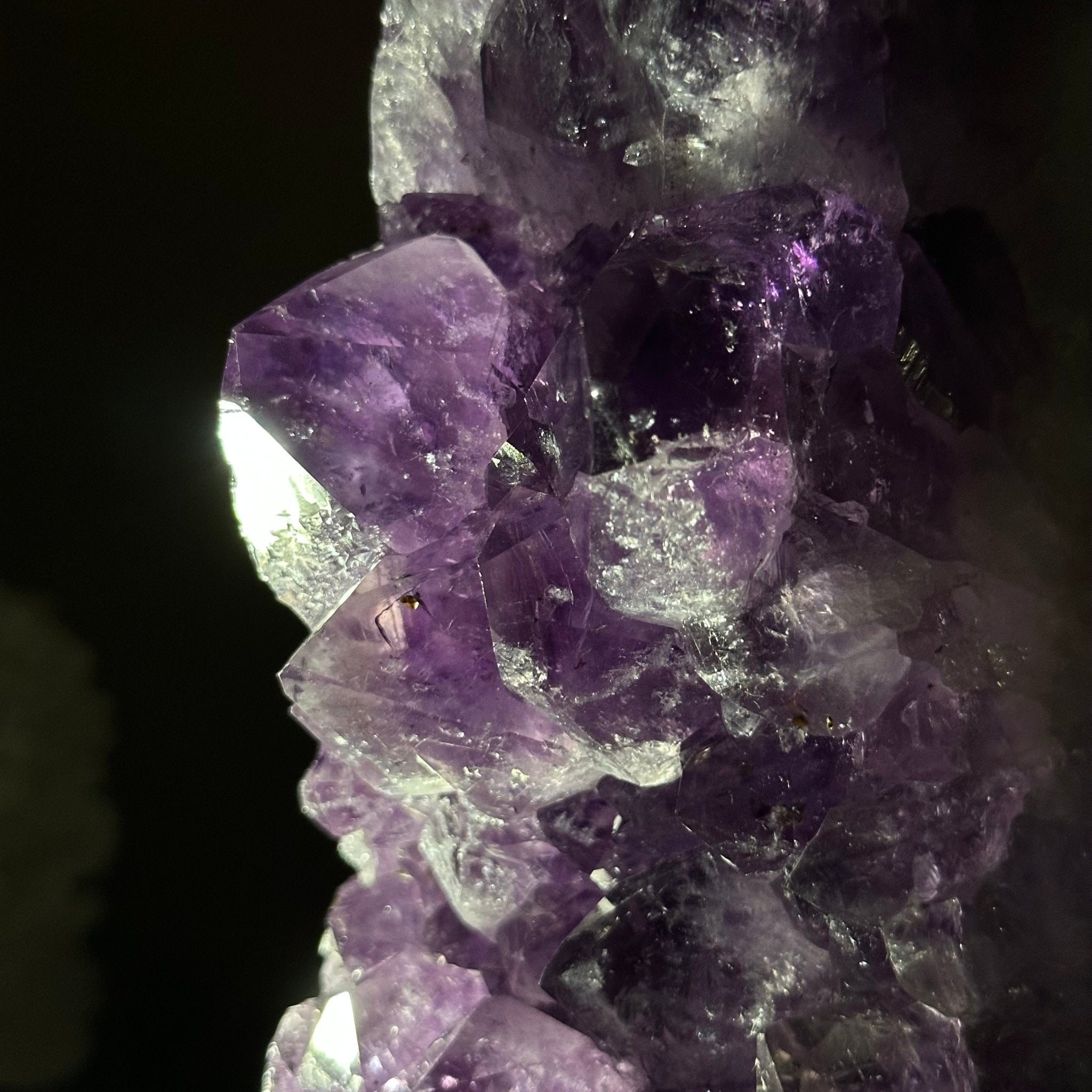 Extra Quality Amethyst Cluster, Cement Base, 11.8 lbs & 12.5" Tall #5614 - 0137 - Brazil GemsBrazil GemsExtra Quality Amethyst Cluster, Cement Base, 11.8 lbs & 12.5" Tall #5614 - 0137Clusters on Cement Bases5614 - 0137