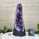 Extra Quality Amethyst Cluster, Cement Base, 11.8 lbs & 12.5" Tall #5614 - 0137 - Brazil GemsBrazil GemsExtra Quality Amethyst Cluster, Cement Base, 11.8 lbs & 12.5" Tall #5614 - 0137Clusters on Cement Bases5614 - 0137