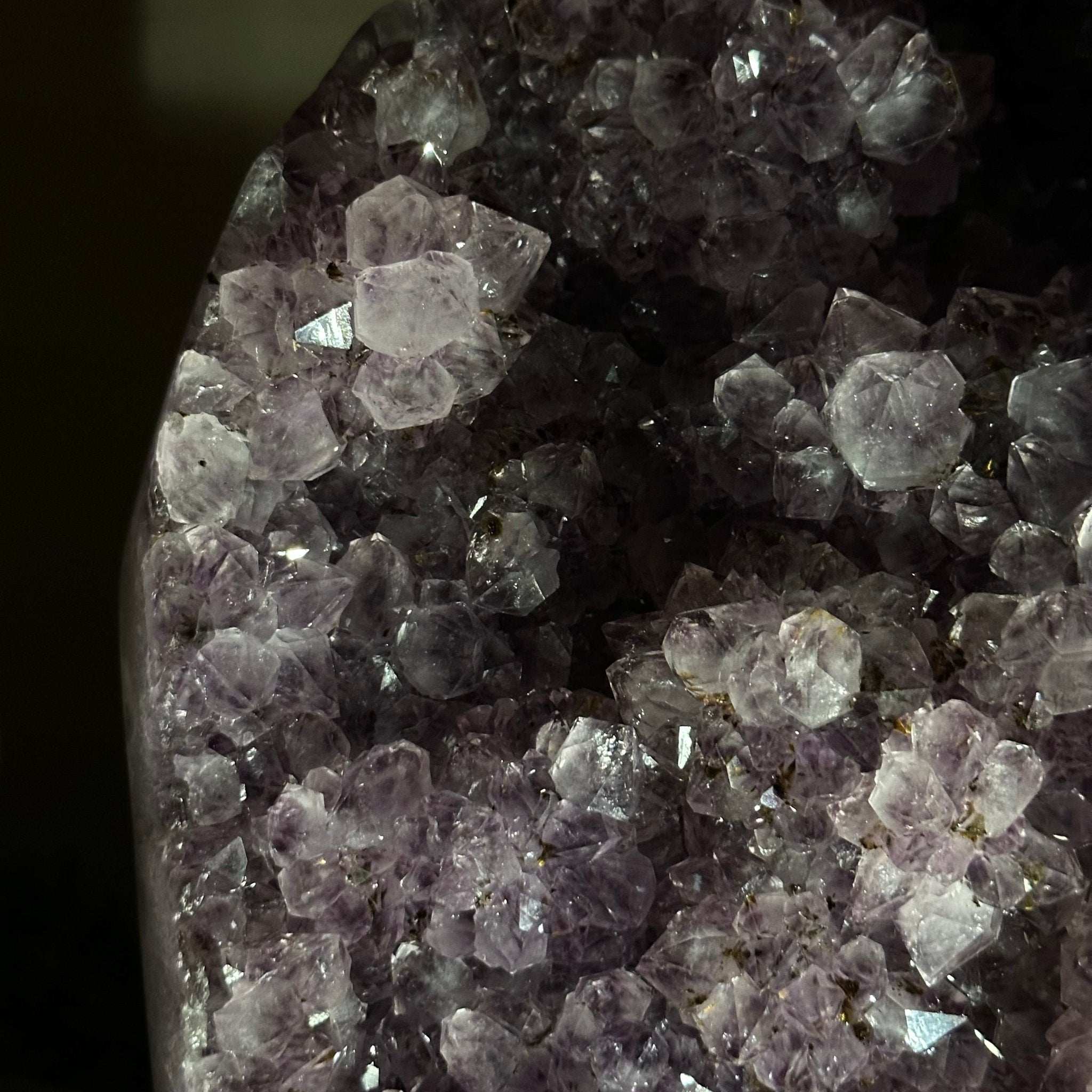 Extra Quality Amethyst Cluster, Cement Base, 12 lbs & 11.7" Tall #5614 - 0139 - Brazil GemsBrazil GemsExtra Quality Amethyst Cluster, Cement Base, 12 lbs & 11.7" Tall #5614 - 0139Clusters on Cement Bases5614 - 0139