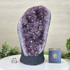 Extra Quality Amethyst Cluster, Cement Base, 12 lbs & 11.7" Tall #5614 - 0139 - Brazil GemsBrazil GemsExtra Quality Amethyst Cluster, Cement Base, 12 lbs & 11.7" Tall #5614 - 0139Clusters on Cement Bases5614 - 0139