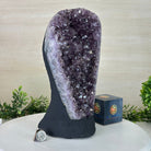 Extra Quality Amethyst Cluster, Cement Base, 12 lbs & 11.7" Tall #5614 - 0139 - Brazil GemsBrazil GemsExtra Quality Amethyst Cluster, Cement Base, 12 lbs & 11.7" Tall #5614 - 0139Clusters on Cement Bases5614 - 0139