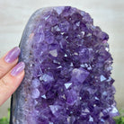 Extra Quality Amethyst Cluster, Cement Base, 12.9 lbs & 10.1" Tall #5614 - 0141 - Brazil GemsBrazil GemsExtra Quality Amethyst Cluster, Cement Base, 12.9 lbs & 10.1" Tall #5614 - 0141Clusters on Cement Bases5614 - 0141