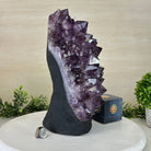 Extra Quality Amethyst Cluster, Cement Base, 14 lbs & 11.9" Tall #5614 - 0144 - Brazil GemsBrazil GemsExtra Quality Amethyst Cluster, Cement Base, 14 lbs & 11.9" Tall #5614 - 0144Clusters on Cement Bases5614 - 0144