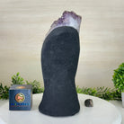 Extra Quality Amethyst Cluster, Cement Base, 14 lbs & 11.9" Tall #5614 - 0144 - Brazil GemsBrazil GemsExtra Quality Amethyst Cluster, Cement Base, 14 lbs & 11.9" Tall #5614 - 0144Clusters on Cement Bases5614 - 0144