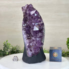 Extra Quality Amethyst Cluster, Cement Base, 14 lbs & 11.9" Tall #5614 - 0144 - Brazil GemsBrazil GemsExtra Quality Amethyst Cluster, Cement Base, 14 lbs & 11.9" Tall #5614 - 0144Clusters on Cement Bases5614 - 0144