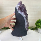 Extra Quality Amethyst Cluster, Cement Base, 14 lbs & 11.9" Tall #5614 - 0144 - Brazil GemsBrazil GemsExtra Quality Amethyst Cluster, Cement Base, 14 lbs & 11.9" Tall #5614 - 0144Clusters on Cement Bases5614 - 0144