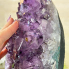 Extra Quality Amethyst Cluster, Cement Base, 14 lbs & 11.9" Tall #5614 - 0144 - Brazil GemsBrazil GemsExtra Quality Amethyst Cluster, Cement Base, 14 lbs & 11.9" Tall #5614 - 0144Clusters on Cement Bases5614 - 0144