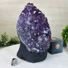 Extra Quality Amethyst Cluster, Cement Base, 14 lbs & 9.3" Tall #5614 - 0145 - Brazil GemsBrazil GemsExtra Quality Amethyst Cluster, Cement Base, 14 lbs & 9.3" Tall #5614 - 0145Clusters on Cement Bases5614 - 0145