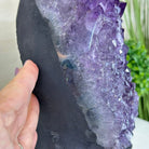 Extra Quality Amethyst Cluster, Cement Base, 14 lbs & 9.3" Tall #5614 - 0145 - Brazil GemsBrazil GemsExtra Quality Amethyst Cluster, Cement Base, 14 lbs & 9.3" Tall #5614 - 0145Clusters on Cement Bases5614 - 0145