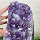 Extra Quality Amethyst Cluster, Cement Base, 16.6 lbs & 11.2" Tall #5614 - 0149 - Brazil GemsBrazil GemsExtra Quality Amethyst Cluster, Cement Base, 16.6 lbs & 11.2" Tall #5614 - 0149Clusters on Cement Bases5614 - 0149