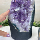 Extra Quality Amethyst Cluster, Cement Base, 16.6 lbs & 11.2" Tall #5614 - 0149 - Brazil GemsBrazil GemsExtra Quality Amethyst Cluster, Cement Base, 16.6 lbs & 11.2" Tall #5614 - 0149Clusters on Cement Bases5614 - 0149