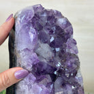 Extra Quality Amethyst Cluster, Cement Base, 16.6 lbs & 11.2" Tall #5614 - 0149 - Brazil GemsBrazil GemsExtra Quality Amethyst Cluster, Cement Base, 16.6 lbs & 11.2" Tall #5614 - 0149Clusters on Cement Bases5614 - 0149