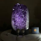 Extra Quality Amethyst Cluster, Cement Base, 16.8 lbs & 11" Tall #5614 - 0150 - Brazil GemsBrazil GemsExtra Quality Amethyst Cluster, Cement Base, 16.8 lbs & 11" Tall #5614 - 0150Clusters on Cement Bases5614 - 0150