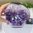 Extra Quality Amethyst Cluster, Cement Base, 24.7 lbs & 12.4" Tall #5614 - 0151 - Brazil GemsBrazil GemsExtra Quality Amethyst Cluster, Cement Base, 24.7 lbs & 12.4" Tall #5614 - 0151Clusters on Cement Bases5614 - 0151