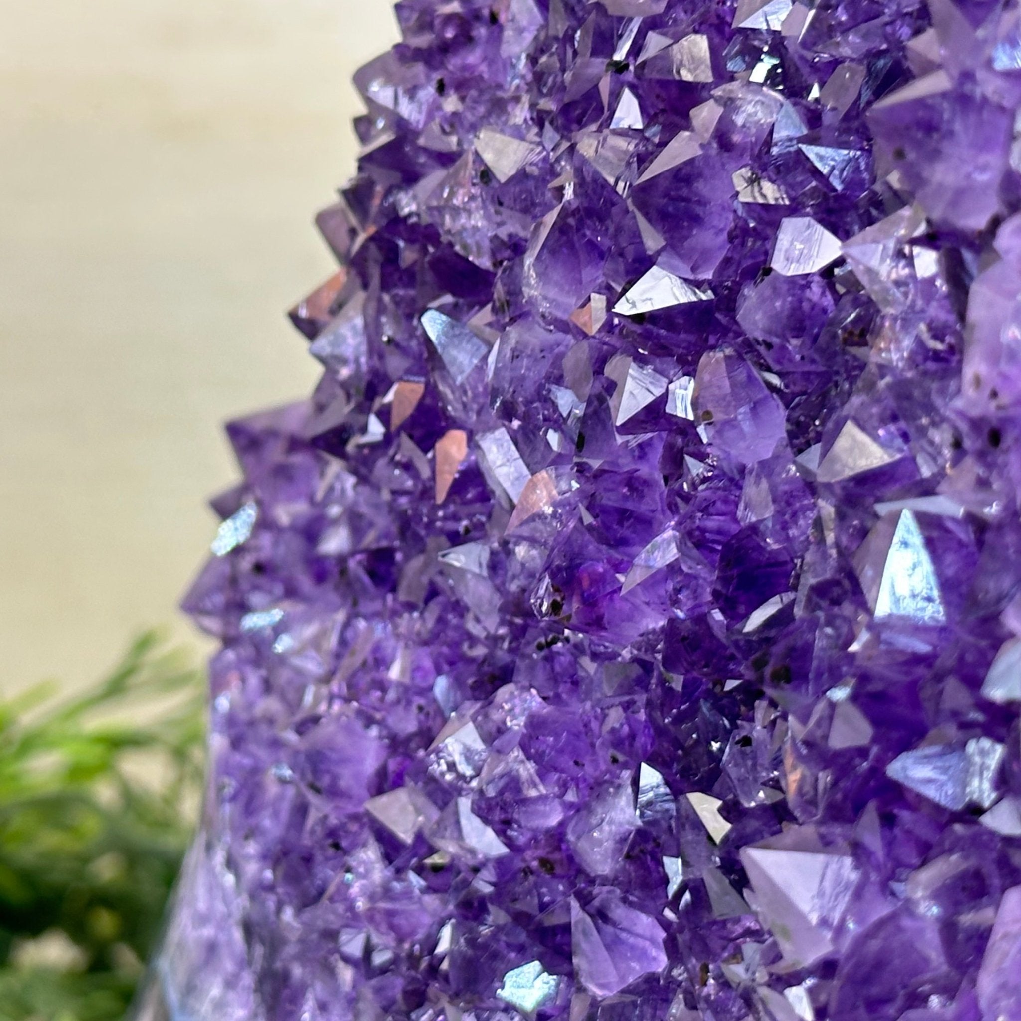 Extra Quality Amethyst Cluster, Cement Base, 25.4 lbs & 10.2" Tall #5614 - 0152 - Brazil GemsBrazil GemsExtra Quality Amethyst Cluster, Cement Base, 25.4 lbs & 10.2" Tall #5614 - 0152Clusters on Cement Bases5614 - 0152