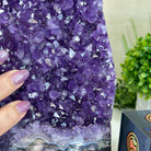 Extra Quality Amethyst Cluster, Cement Base, 25.4 lbs & 10.2" Tall #5614 - 0152 - Brazil GemsBrazil GemsExtra Quality Amethyst Cluster, Cement Base, 25.4 lbs & 10.2" Tall #5614 - 0152Clusters on Cement Bases5614 - 0152