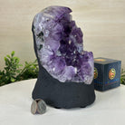 Extra Quality Amethyst Cluster, Cement Base, 6.5 lbs & 7.6" Tall #5614 - 0124 - Brazil GemsBrazil GemsExtra Quality Amethyst Cluster, Cement Base, 6.5 lbs & 7.6" Tall #5614 - 0124Clusters on Cement Bases5614 - 0124