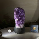 Extra Quality Amethyst Cluster, Cement Base, 6.9 lbs & 8.1" Tall #5614 - 0125 - Brazil GemsBrazil GemsExtra Quality Amethyst Cluster, Cement Base, 6.9 lbs & 8.1" Tall #5614 - 0125Clusters on Cement Bases5614 - 0125