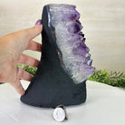 Extra Quality Amethyst Cluster, Cement Base, 6.9 lbs & 8.1" Tall #5614 - 0125 - Brazil GemsBrazil GemsExtra Quality Amethyst Cluster, Cement Base, 6.9 lbs & 8.1" Tall #5614 - 0125Clusters on Cement Bases5614 - 0125