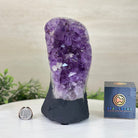 Extra Quality Amethyst Cluster, Cement Base, 6.9 lbs & 8.1" Tall #5614 - 0125 - Brazil GemsBrazil GemsExtra Quality Amethyst Cluster, Cement Base, 6.9 lbs & 8.1" Tall #5614 - 0125Clusters on Cement Bases5614 - 0125