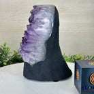 Extra Quality Amethyst Cluster, Cement Base, 6.9 lbs & 8.1" Tall #5614 - 0125 - Brazil GemsBrazil GemsExtra Quality Amethyst Cluster, Cement Base, 6.9 lbs & 8.1" Tall #5614 - 0125Clusters on Cement Bases5614 - 0125