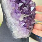 Extra Quality Amethyst Cluster, Cement Base, 6.9 lbs & 8.1" Tall #5614 - 0125 - Brazil GemsBrazil GemsExtra Quality Amethyst Cluster, Cement Base, 6.9 lbs & 8.1" Tall #5614 - 0125Clusters on Cement Bases5614 - 0125