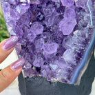 Extra Quality Amethyst Cluster, Cement Base, 7.3 lbs & 8.6" Tall #5614 - 0126 - Brazil GemsBrazil GemsExtra Quality Amethyst Cluster, Cement Base, 7.3 lbs & 8.6" Tall #5614 - 0126Clusters on Cement Bases5614 - 0126