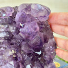 Extra Quality Amethyst Cluster, Cement Base, 8.3 lbs & 8.6" Tall #5614 - 0128 - Brazil GemsBrazil GemsExtra Quality Amethyst Cluster, Cement Base, 8.3 lbs & 8.6" Tall #5614 - 0128Clusters on Cement Bases5614 - 0128