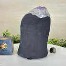 Extra Quality Amethyst Cluster, Cement Base, 8.5 lbs & 7.9" Tall #5614 - 0129 - Brazil GemsBrazil GemsExtra Quality Amethyst Cluster, Cement Base, 8.5 lbs & 7.9" Tall #5614 - 0129Clusters on Cement Bases5614 - 0129