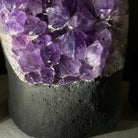 Extra Quality Amethyst Cluster, Cement Base, 8.5 lbs & 7.9" Tall #5614 - 0129 - Brazil GemsBrazil GemsExtra Quality Amethyst Cluster, Cement Base, 8.5 lbs & 7.9" Tall #5614 - 0129Clusters on Cement Bases5614 - 0129