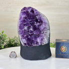 Extra Quality Amethyst Cluster, Cement Base, 8.5 lbs & 7.9" Tall #5614 - 0129 - Brazil GemsBrazil GemsExtra Quality Amethyst Cluster, Cement Base, 8.5 lbs & 7.9" Tall #5614 - 0129Clusters on Cement Bases5614 - 0129