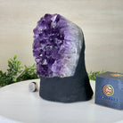 Extra Quality Amethyst Cluster, Cement Base, 8.5 lbs & 7.9" Tall #5614 - 0129 - Brazil GemsBrazil GemsExtra Quality Amethyst Cluster, Cement Base, 8.5 lbs & 7.9" Tall #5614 - 0129Clusters on Cement Bases5614 - 0129