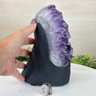 Extra Quality Amethyst Cluster, Cement Base, 8.5 lbs & 7.9" Tall #5614 - 0129 - Brazil GemsBrazil GemsExtra Quality Amethyst Cluster, Cement Base, 8.5 lbs & 7.9" Tall #5614 - 0129Clusters on Cement Bases5614 - 0129