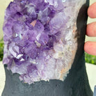 Extra Quality Amethyst Cluster, Cement Base, 8.8 lbs & 8.6" Tall #5614 - 0130 - Brazil GemsBrazil GemsExtra Quality Amethyst Cluster, Cement Base, 8.8 lbs & 8.6" Tall #5614 - 0130Clusters on Cement Bases5614 - 0130