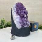 Extra Quality Amethyst Cluster, Cement Base, 8.8 lbs & 8.6" Tall #5614 - 0130 - Brazil GemsBrazil GemsExtra Quality Amethyst Cluster, Cement Base, 8.8 lbs & 8.6" Tall #5614 - 0130Clusters on Cement Bases5614 - 0130