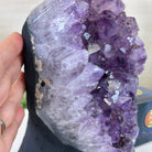 Extra Quality Amethyst Cluster, Cement Base, 8.9 lbs & 8.3" Tall #5614 - 0131 - Brazil GemsBrazil GemsExtra Quality Amethyst Cluster, Cement Base, 8.9 lbs & 8.3" Tall #5614 - 0131Clusters on Cement Bases5614 - 0131