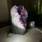 Extra Quality Amethyst Cluster, Cement Base, 8.9 lbs & 8.3" Tall #5614 - 0131 - Brazil GemsBrazil GemsExtra Quality Amethyst Cluster, Cement Base, 8.9 lbs & 8.3" Tall #5614 - 0131Clusters on Cement Bases5614 - 0131