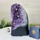 Extra Quality Amethyst Cluster, Cement Base, 8.9 lbs & 8.3" Tall #5614 - 0131 - Brazil GemsBrazil GemsExtra Quality Amethyst Cluster, Cement Base, 8.9 lbs & 8.3" Tall #5614 - 0131Clusters on Cement Bases5614 - 0131