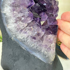 Extra Quality Amethyst Cluster, Cement Base, 9.5 lbs & 8.6" Tall #5614 - 0132 - Brazil GemsBrazil GemsExtra Quality Amethyst Cluster, Cement Base, 9.5 lbs & 8.6" Tall #5614 - 0132Clusters on Cement Bases5614 - 0132