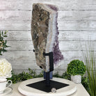 Extra Quality Amethyst Cluster on a Metal Base, 35.9 lbs & 20.4" Tall #5491 - 0199 - Brazil GemsBrazil GemsExtra Quality Amethyst Cluster on a Metal Base, 35.9 lbs & 20.4" Tall #5491 - 0199Clusters on Fixed Bases5491 - 0199