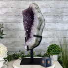 Extra Quality Amethyst Cluster on a Metal Base, 35.9 lbs & 20.4" Tall #5491 - 0199 - Brazil GemsBrazil GemsExtra Quality Amethyst Cluster on a Metal Base, 35.9 lbs & 20.4" Tall #5491 - 0199Clusters on Fixed Bases5491 - 0199