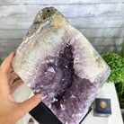 Extra Quality Amethyst Cluster on a Metal Base, 35.9 lbs & 20.4" Tall #5491 - 0199 - Brazil GemsBrazil GemsExtra Quality Amethyst Cluster on a Metal Base, 35.9 lbs & 20.4" Tall #5491 - 0199Clusters on Fixed Bases5491 - 0199