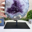 Extra Quality Amethyst Cluster on Metal Base, 20.6 lbs & 13.9" Tall #5491 - 0192 - Brazil GemsBrazil GemsExtra Quality Amethyst Cluster on Metal Base, 20.6 lbs & 13.9" Tall #5491 - 0192Clusters on Fixed Bases5491 - 0192