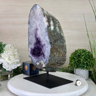 Extra Quality Amethyst Cluster on Metal Base, 20.6 lbs & 13.9" Tall #5491 - 0192 - Brazil GemsBrazil GemsExtra Quality Amethyst Cluster on Metal Base, 20.6 lbs & 13.9" Tall #5491 - 0192Clusters on Fixed Bases5491 - 0192