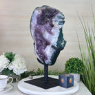 Extra Quality Amethyst Cluster on Metal Base, 28.9 lbs & 18.8" Tall #5491 - 0195 - Brazil GemsBrazil GemsExtra Quality Amethyst Cluster on Metal Base, 28.9 lbs & 18.8" Tall #5491 - 0195Clusters on Fixed Bases5491 - 0195